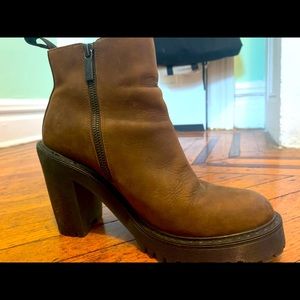 Dr. Martens Vintage Platform Heeled Fall Boots